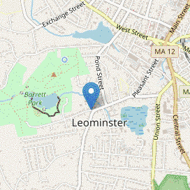 Map of Leominster Ice & Oil Co