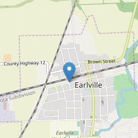 Map of Earlville Farmers' Coop Elevator Co.