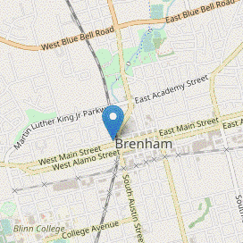 Map of Brenham L-P Gas Inc