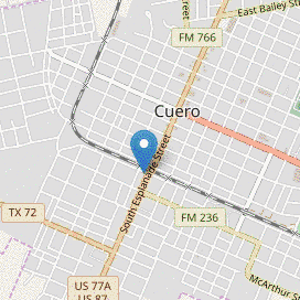 Map of Cuero Propane Gas Co