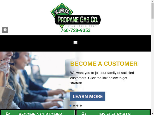 Fallbrook Propane Gas Company, CA screenshot