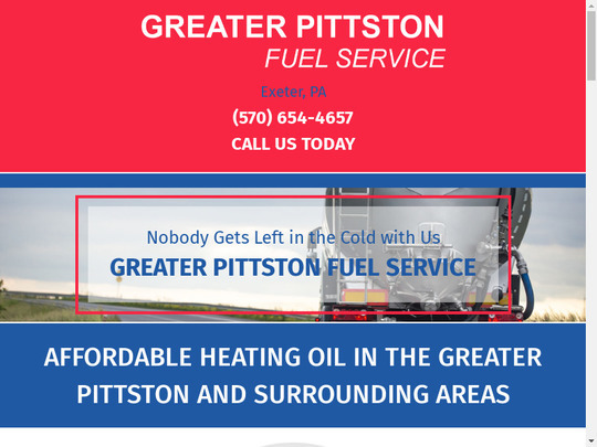 Greater Pittston Fuel Co, PA, 18640 - compare Heating oil prices | fuelwonk