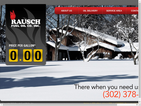 Rausch Fuel Oil Co, DE screenshot