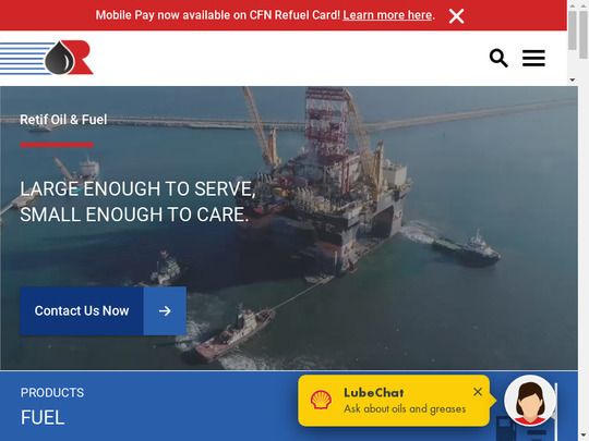Retif Oil & Fuel, LA screenshot