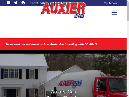 Auxier Gas Inc, OH screenshot