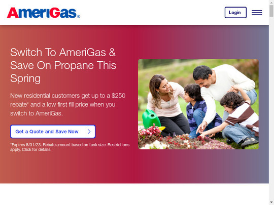 AmeriGas / Cress Gas Company, PA screenshot