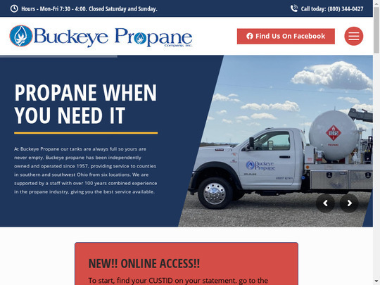 Buckeye Propane Co Inc, OH, 45135 compare Propane prices