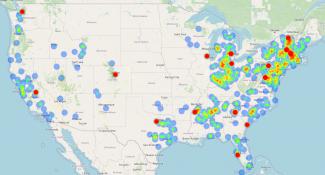 Heatmap for United Propane Inc / Suburban Propane
